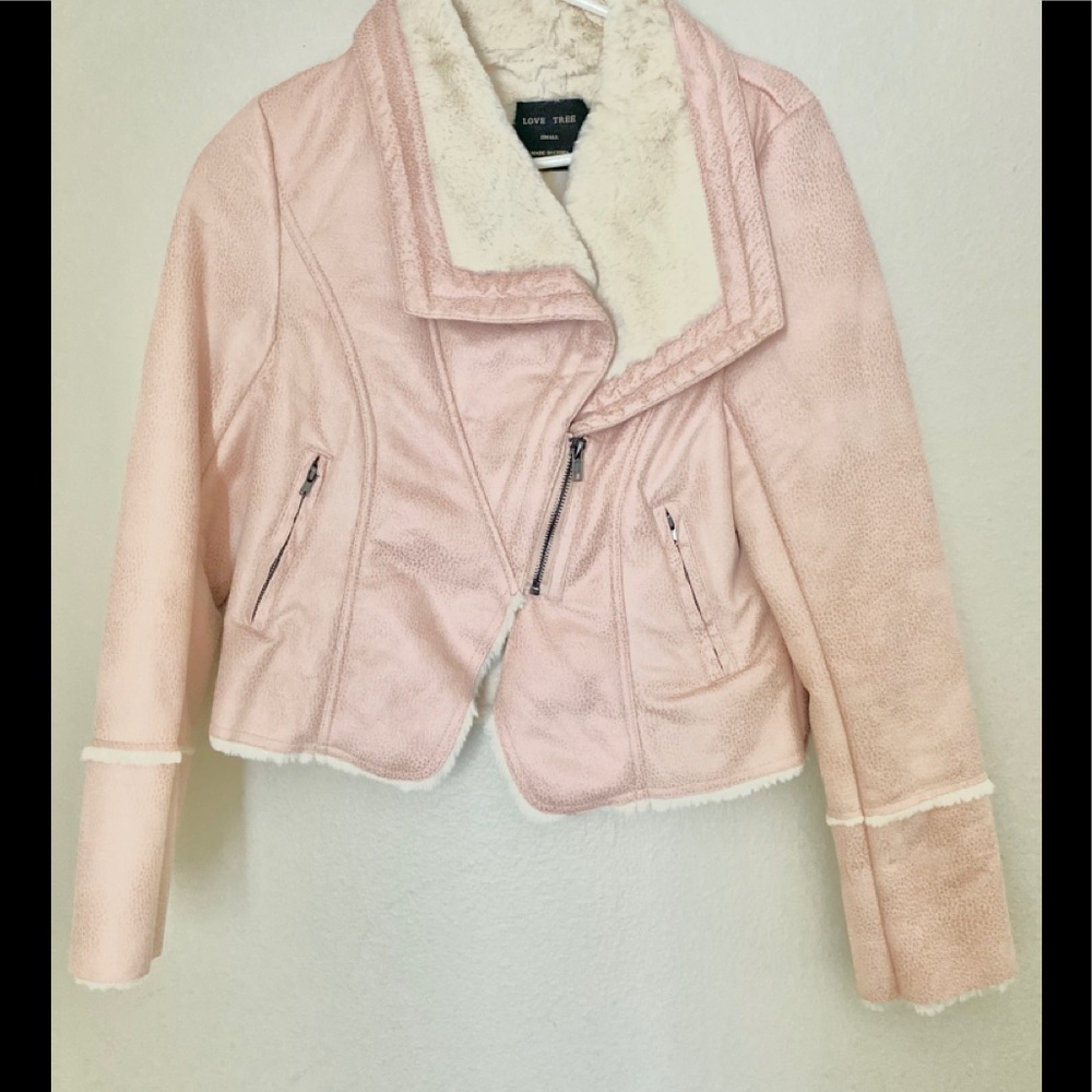 Faux fur jacket